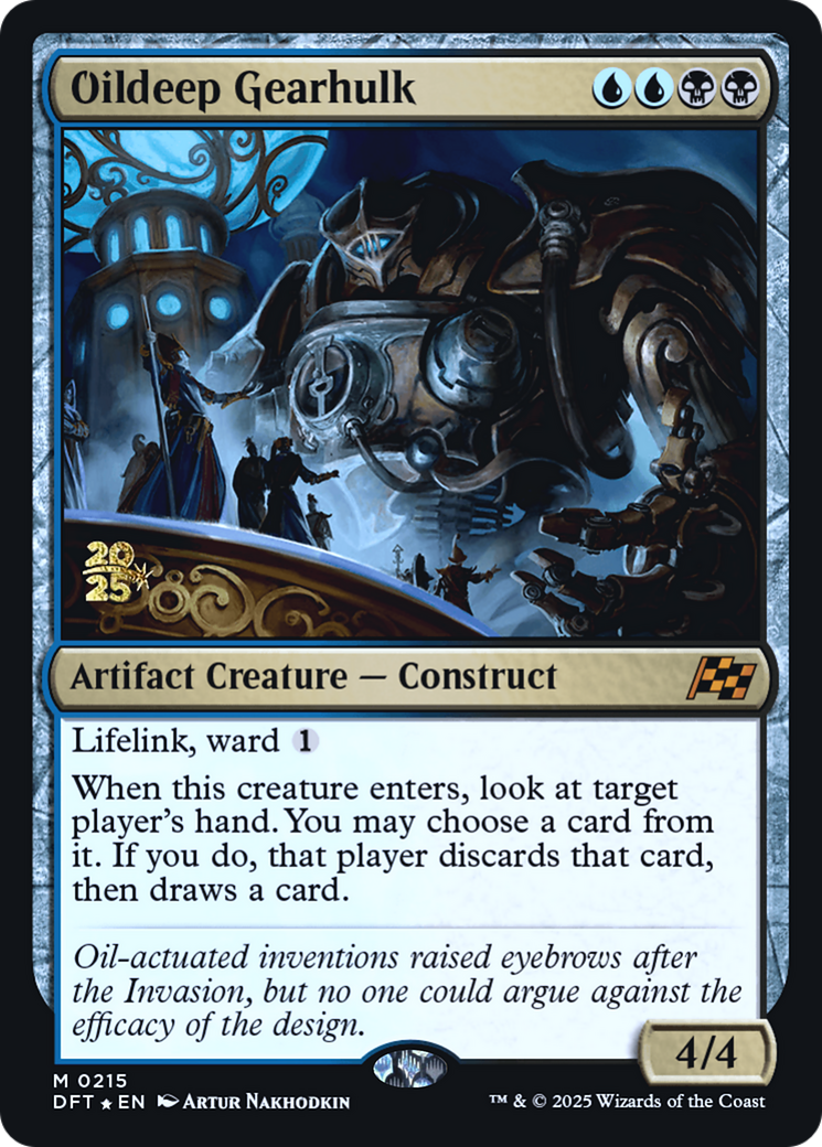 Oildeep Gearhulk (PRE-215) [Prerelease Cards] Foil