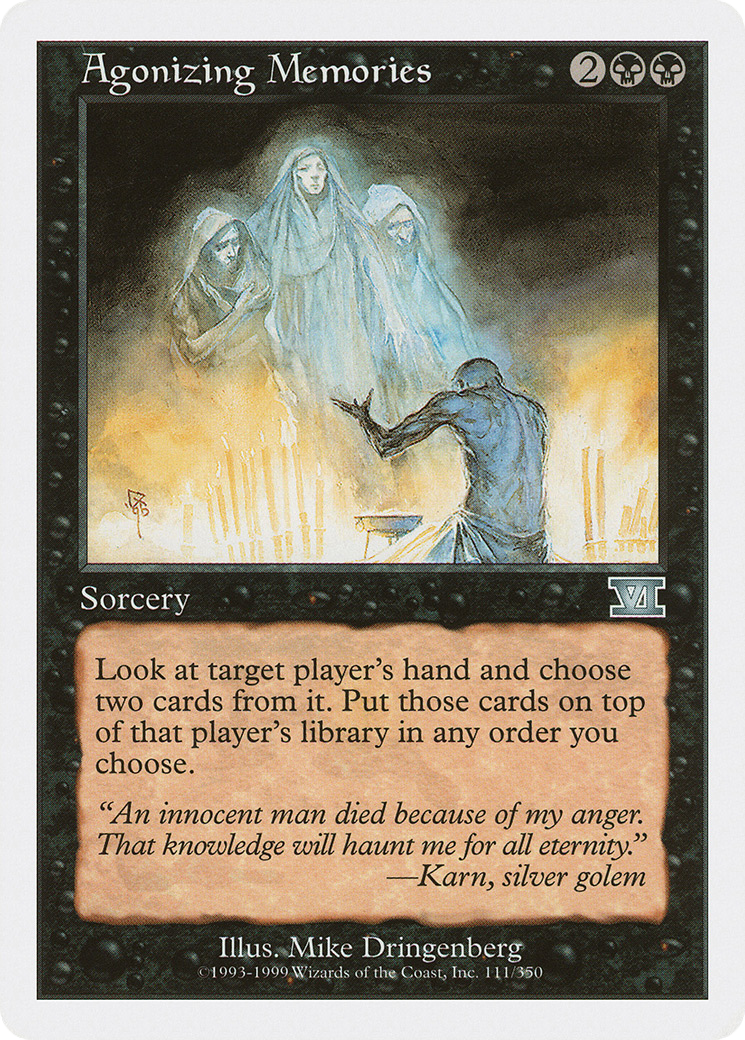Agonizing Memories (6ED-111) [Classic Sixth Edition]