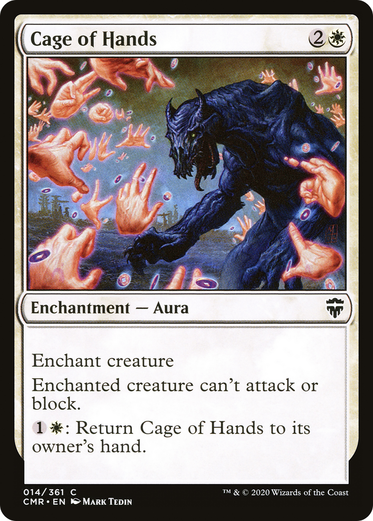 Cage of Hands (CMR-014) [Commander Legends] Foil