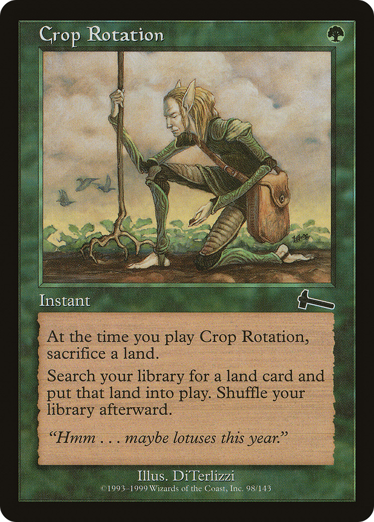 Crop Rotation (ULG-098) [Urza's Legacy] Foil