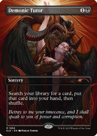 Demonic Tutor (SLD-1856) [Secret Lair Drop Series]