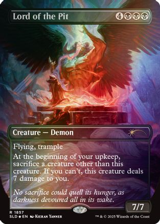 Lord of the Pit (Rainbow Foil) (SLD-1857) [Secret Lair Drop Series] Foil