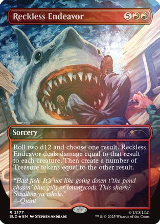 Reckless Endeavor (Rainbow Foil) (SLD-2177) [Secret Lair Drop Series] Foil