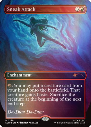 Sneak Attack (Rainbow Foil) (SLD-2178) [Secret Lair Drop Series] Foil