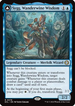 Sygg, Wanderwine Wisdom (ECL-076) [Lorwyn Eclipsed] Foil