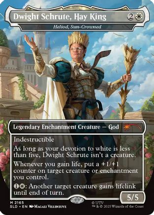 Dwight Schrute, Hay King - Heliod, Sun-Crowned (SLD-2165) [Secret Lair Drop Series]