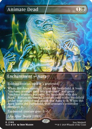 Animate Dead (Rainbow Foil) (SLD-2189) [Secret Lair Drop Series] Foil