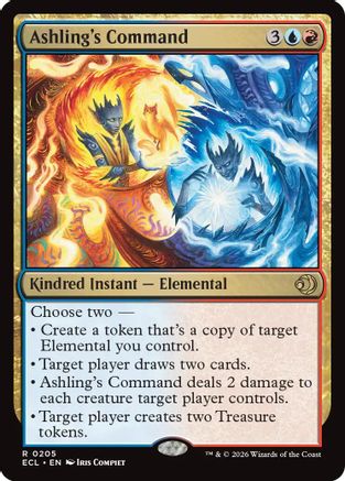 Ashling's Command (ECL-205) [Lorwyn Eclipsed] Foil