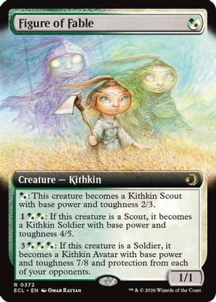 Figure of Fable (Extended Art) (ECL-372) [Lorwyn Eclipsed] Foil