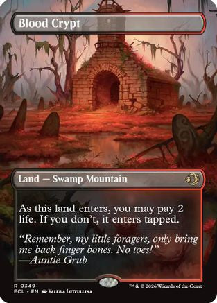 Blood Crypt (Borderless) (ECL-349) [Lorwyn Eclipsed]