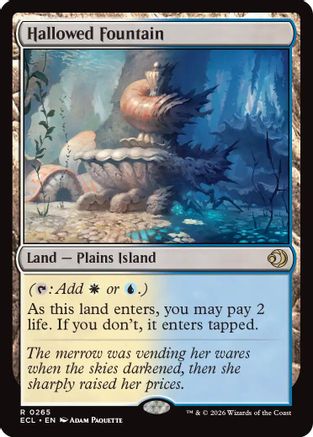 Hallowed Fountain (ECL-265) [Lorwyn Eclipsed] Foil