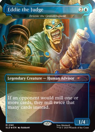 Eddie the Judge - Bruvac the Grandiloquent (Rainbow Foil) (SLD-2181) [Secret Lair Drop Series] Foil