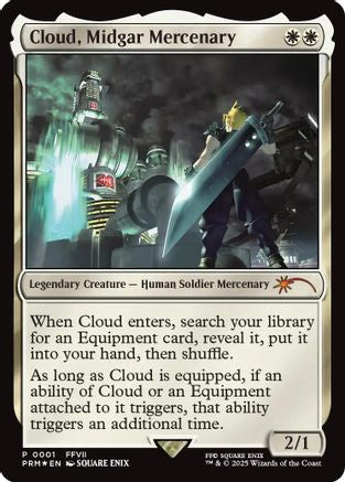 Cloud, Midgar Mercenary (UMP-001) [Unique and Miscellaneous Promos] Foil
