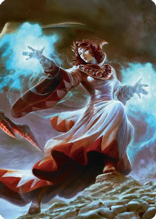 The Destined White Mage Scene Art Card (ASFIN-003) [Art Series: FINAL FANTASY]