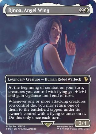 Rinoa, Angel Wing (Borderless) (FIC-450) [Commander: FINAL FANTASY] Foil