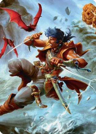 The Destined Thief Scene Art Card (ASFIN-005) [Art Series: FINAL FANTASY]