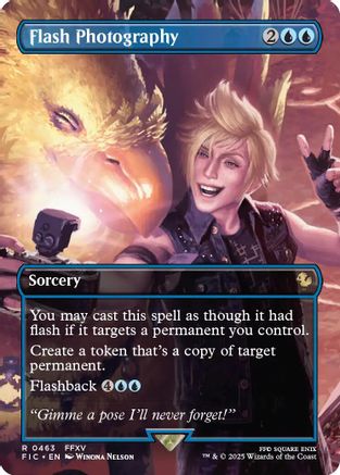 Flash Photography (Borderless) (FIC-463) [Commander: FINAL FANTASY]