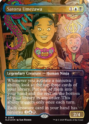 Satoru Umezawa (Rainbow Foil) (SLD-2283) [Secret Lair Drop Series] Foil