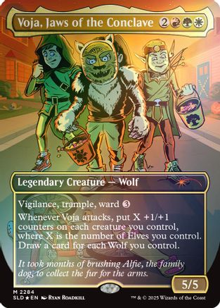 Voja, Jaws of the Conclave (Rainbow Foil) (SLD-2284) [Secret Lair Drop Series] Foil