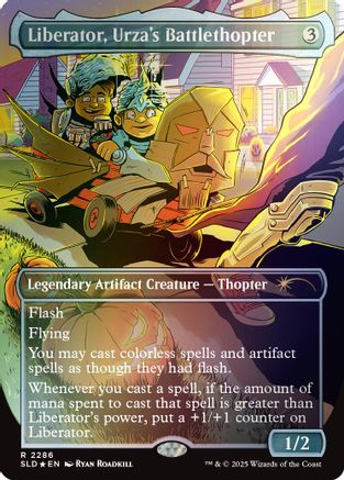 Liberator, Urza's Battlethopter (Rainbow Foil) (SLD-2286) [Secret Lair Drop Series] Foil