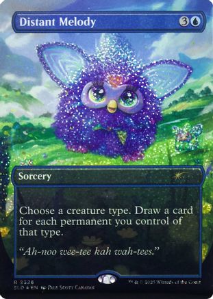 Distant Melody (SLD-2326) (Confetti Foil) [Secret Lair Drop Series] Foil