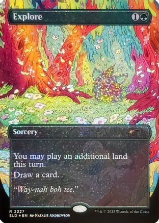 Explore (SLD-2327) (Confetti Foil) [Secret Lair Drop Series] Foil