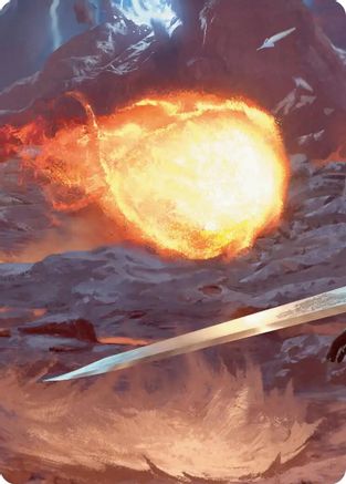 Duelist's Flame Scene Art Card (ASFIN-011) [Art Series: FINAL FANTASY]