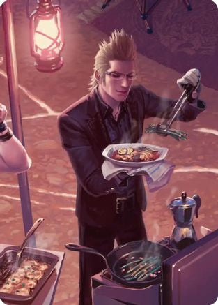 Campsite Cuisine Scene Art Card (ASFIN-023) [Art Series: FINAL FANTASY]