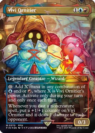 Vivi Ornitier (Borderless) (Chocobo Track Foil) (FIN-570) [FINAL FANTASY] Foil