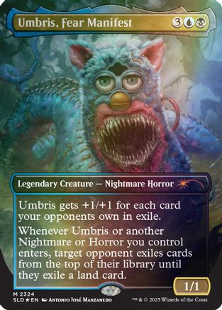 Umbris, Fear Manifest (Rainbow Foil) (SLD-2324) [Secret Lair Drop Series] Foil