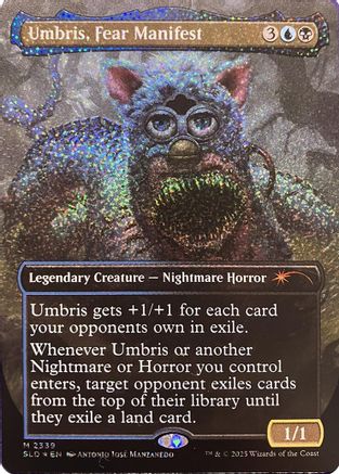 Umbris, Fear Manifest (Confetti Foil) (SLD-2339) [Secret Lair Drop Series] Foil