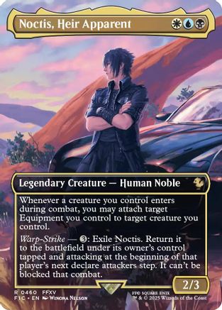 Noctis, Heir Apparent (Borderless) (FIC-460) [Commander: FINAL FANTASY]