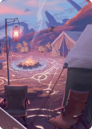 Chocobo Camp Scene Art Card (ASFIN-021) [Art Series: FINAL FANTASY]