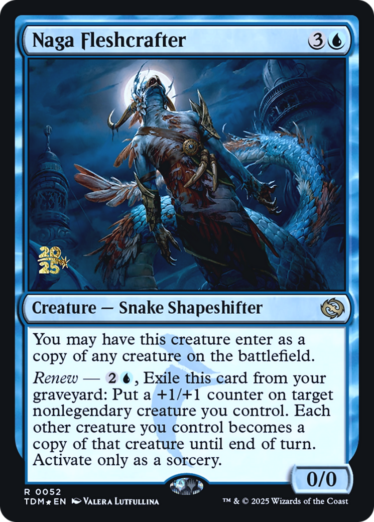Naga Fleshcrafter (PRE-052) [Prerelease Cards] Foil