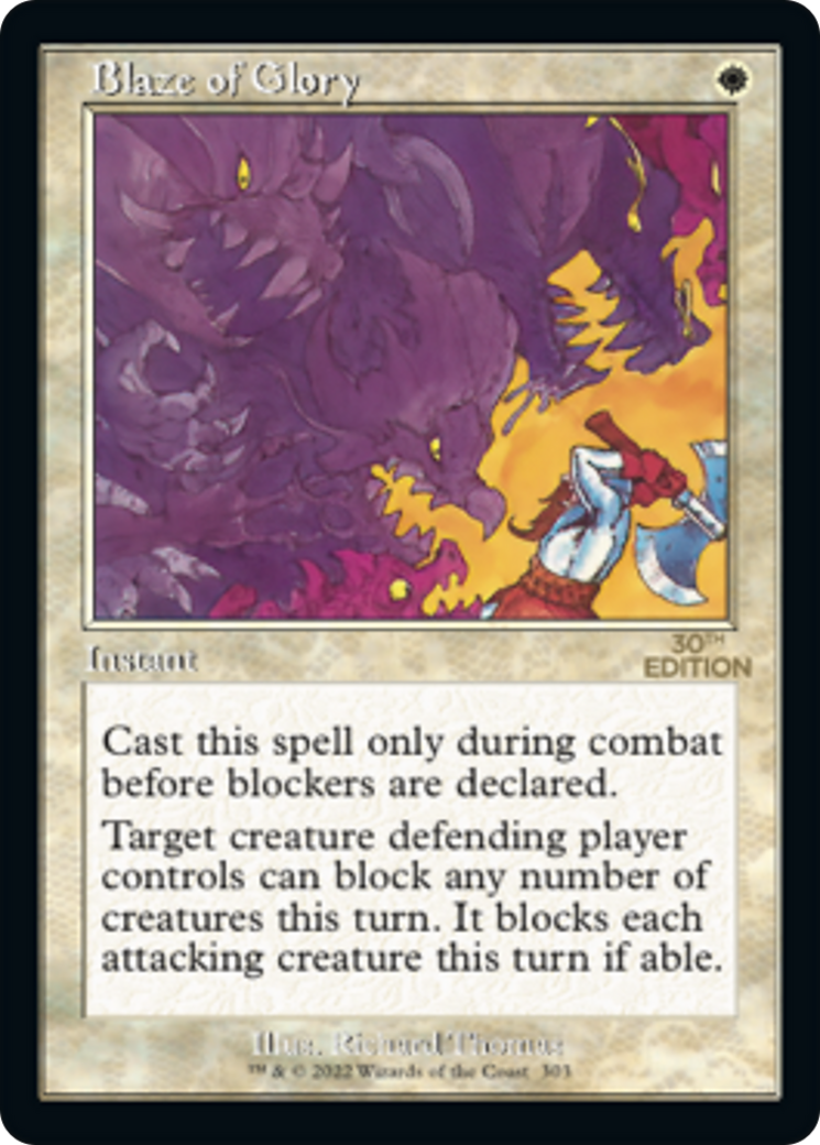 Blaze of Glory (Retro Frame) (30A-303) [30th Anniversary Edition]