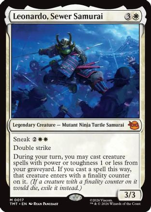 Leonardo, Sewer Samurai (TMT-017) [Teenage Mutant Ninja Turtles]