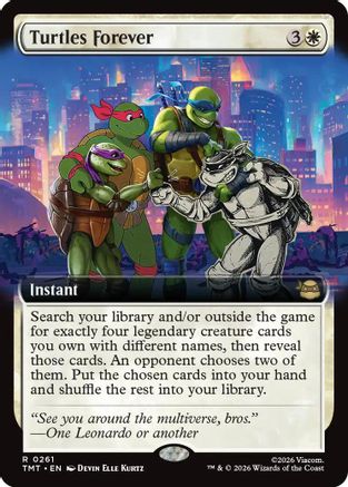 Turtles Forever (Extended Art) (TMT-261) [Teenage Mutant Ninja Turtles] Foil