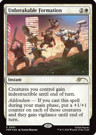 Unbreakable Formation (MEDIA-001) [Media Promos] Foil