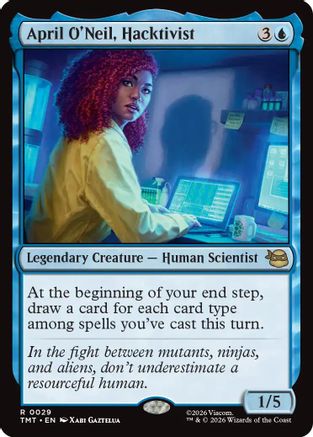 April O'Neil, Hacktivist (TMT-029) [Teenage Mutant Ninja Turtles] Foil