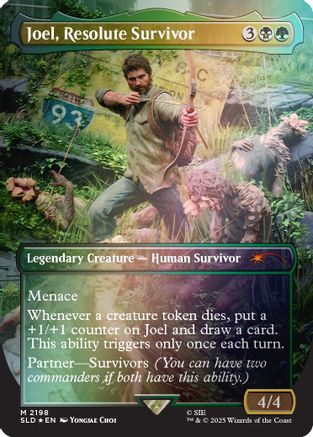 Joel, Resolute Survivor (Rainbow Foil) (SLD-2198) [Secret Lair Drop Series] Foil