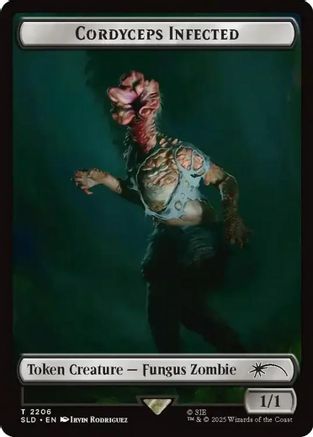 Cordyceps Infected Token (SLD-2206) [Secret Lair Drop Series]