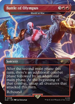 Battle of Olympus - World at War (SLD-2208) [Secret Lair Drop Series] Foil