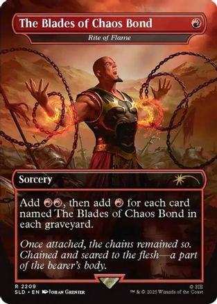 The Blades of Chaos Bond - Rite of Flame (SLD-2209) [Secret Lair Drop Series]