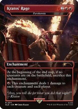 Kratos' Rage - Pyrohemia (SLD-2211) [Secret Lair Drop Series] Foil