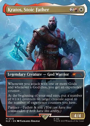 Kratos, Stoic Father (SLD-2213) [Secret Lair Drop Series]