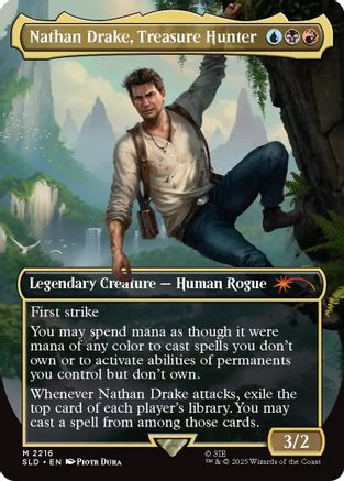 Nathan Drake, Treasure Hunter (SLD-2216) [Secret Lair Drop Series]