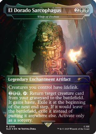 El Dorado Sarcophagus - Whip of Erebos (Rainbow Foil) (SLD-2218) [Secret Lair Drop Series] Foil