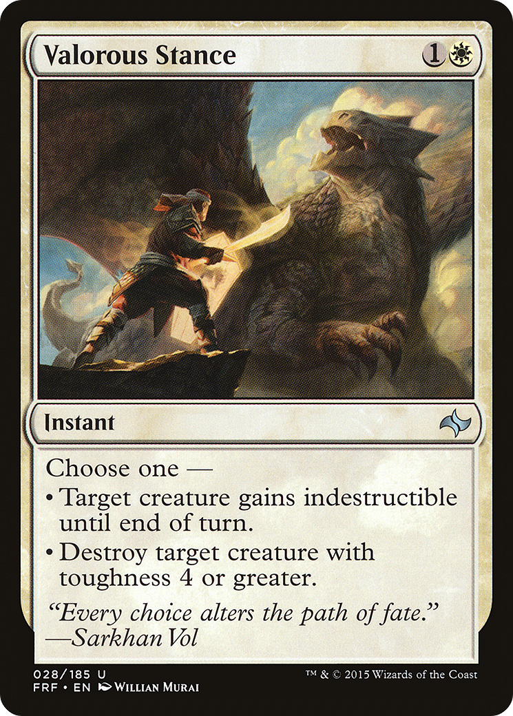 Valorous Stance (FRF-028) [Fate Reforged]