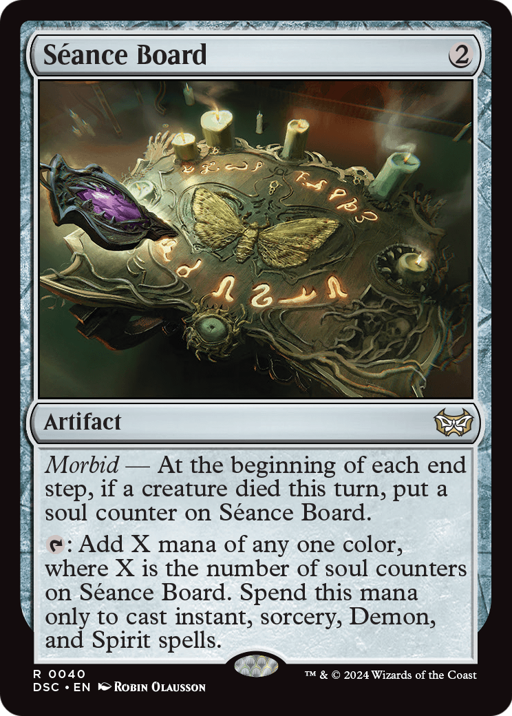 Seance Board (DSC-040) [Duskmourn: House of Horror Commander]