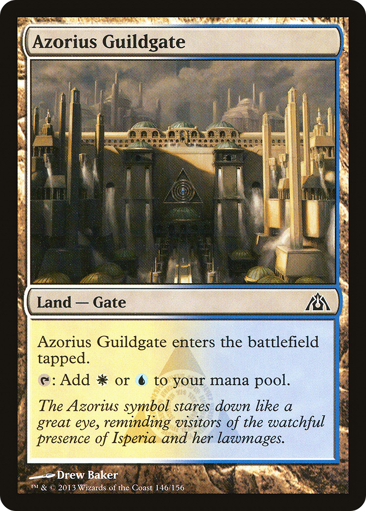 Azorius Guildgate (DGM-146) [Dragon's Maze] Foil